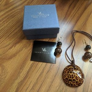 New Venetiaurum Pendant and Earrings set